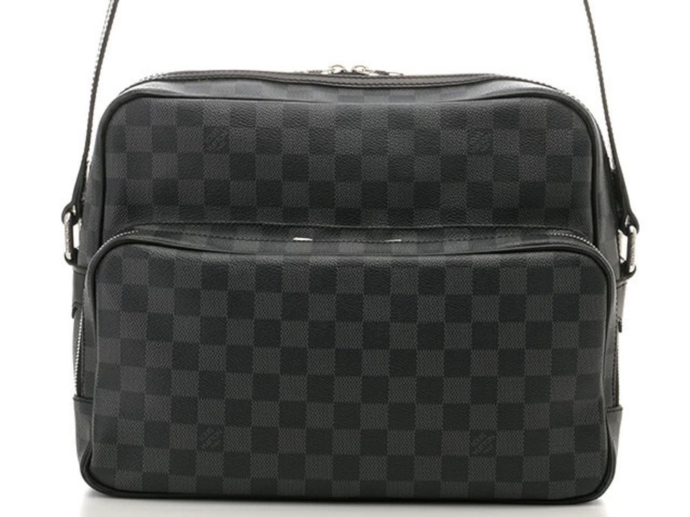 LOUIS VUITTON Bag Shoulder Io Damier Graphite Black